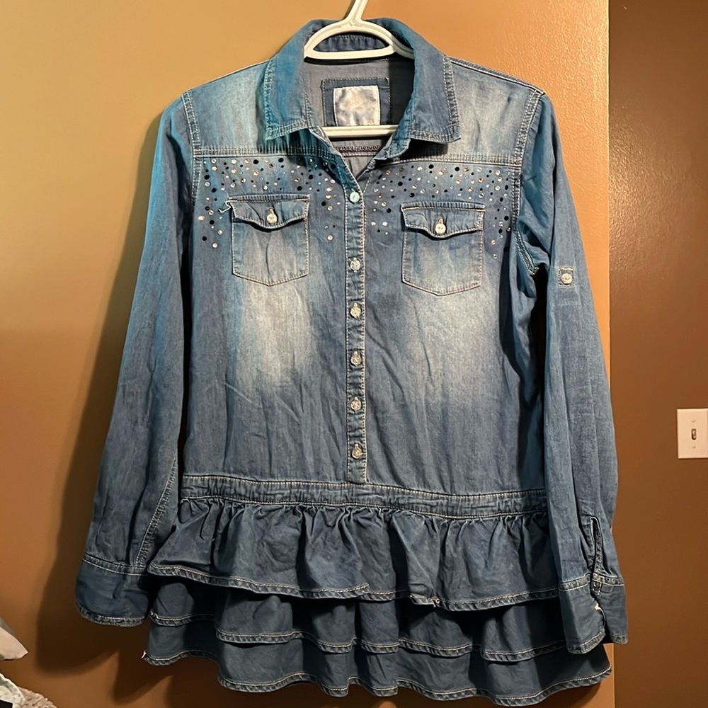 Blue jean tunic
